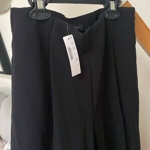 Wide leg high waist pants